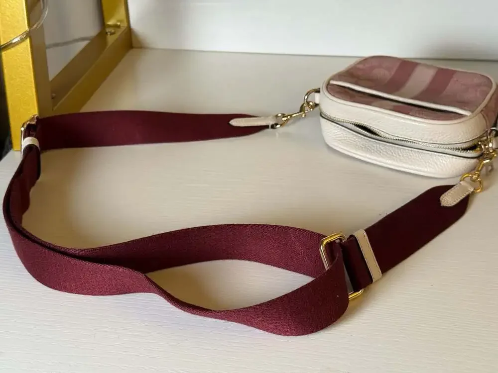 Coach Mini Dempsey Camera Bag In Signature Jacquard With Stripe C7976